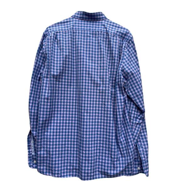 Banana Republic Men’s Purple Gingham Shirt Size M - Picture 5 of 5